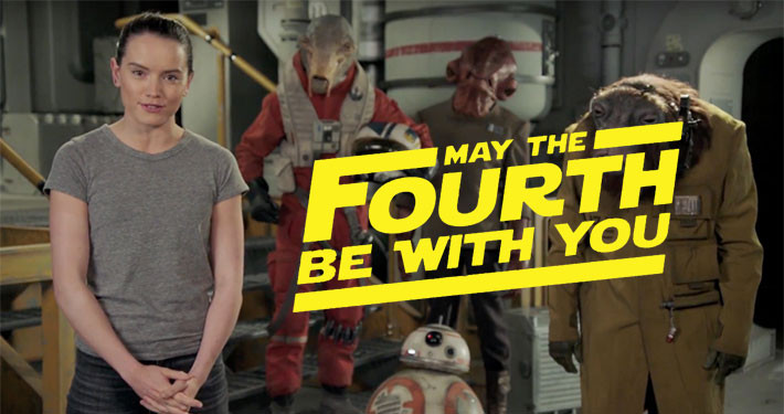 Daisy Ridleyden Star Wars Gününe özel mesaj